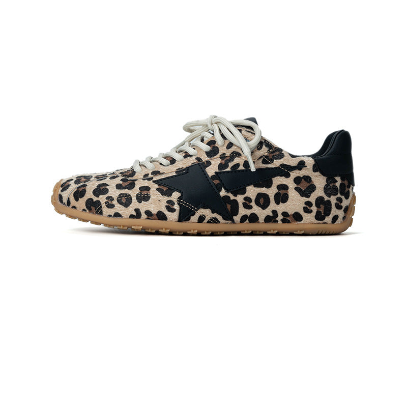 Women's Print Star Little Dirty Thin Bottom Sneakers