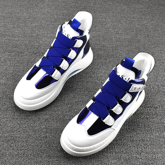 Breathable Trendy Korean Board Sports White Casual Shoes