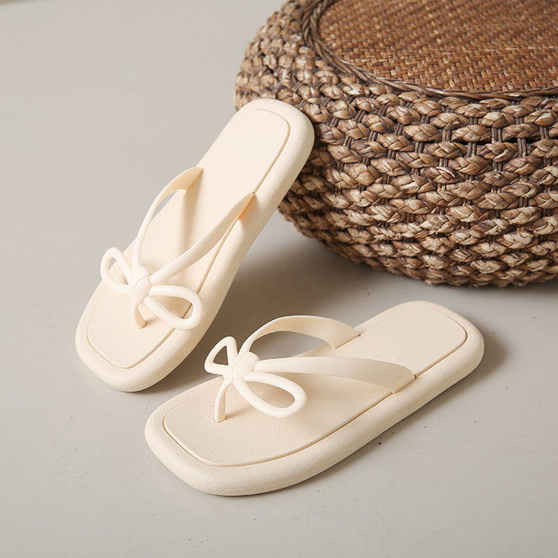 Summer Bowknot Female Fashion Outdoor Fairy Sandals