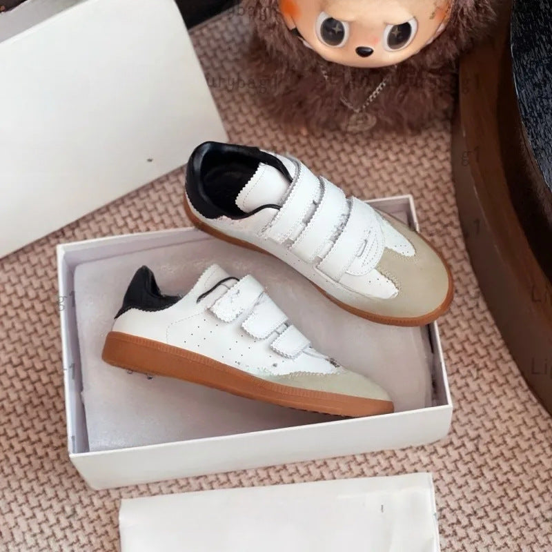 Women's & Men's Magic Stick Flat Breathable Soft Bottom Sports Men's Casual Shoes