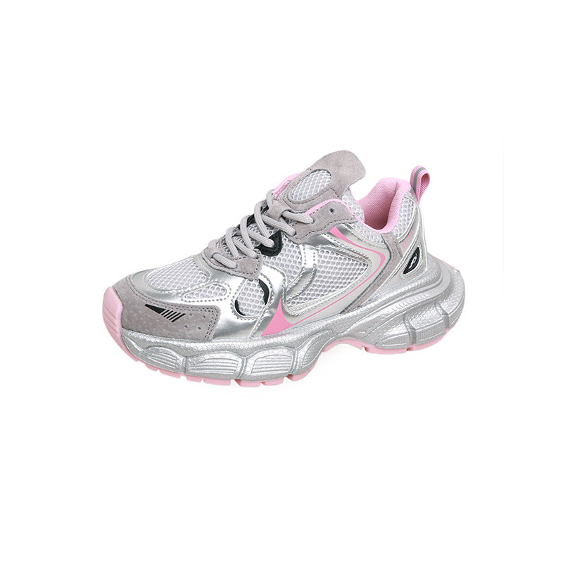 Women's Bottom Increased Sier Dad Autumn Versatile Breathable Women's Sports Shoes