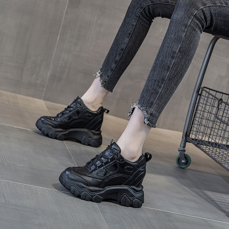 Women's Insole Dad Spring Muffin Thick Bottom Breathable Sneakers