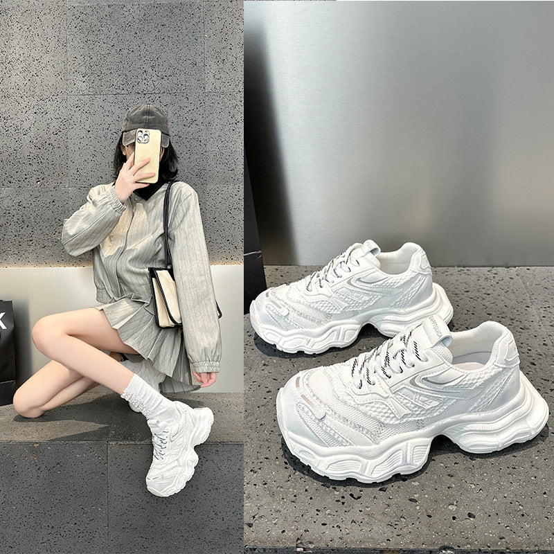 Women's Platform Dad Spring Height Increasing Comfort Women's Sports Shoes