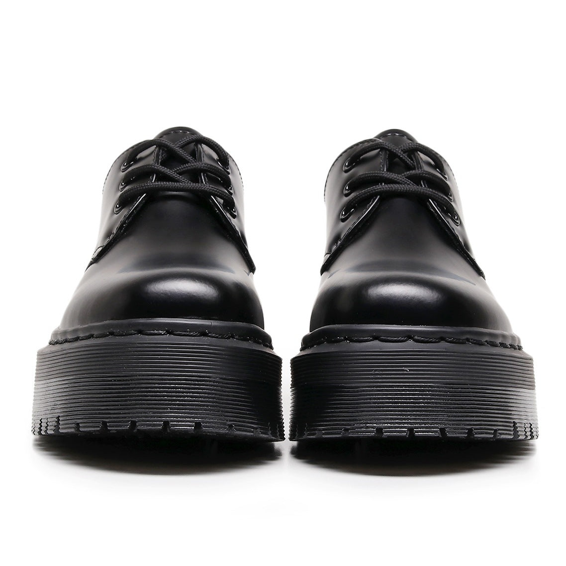 Women's Thick-soled Low-cut Genuine British Round Head Leisure Boots