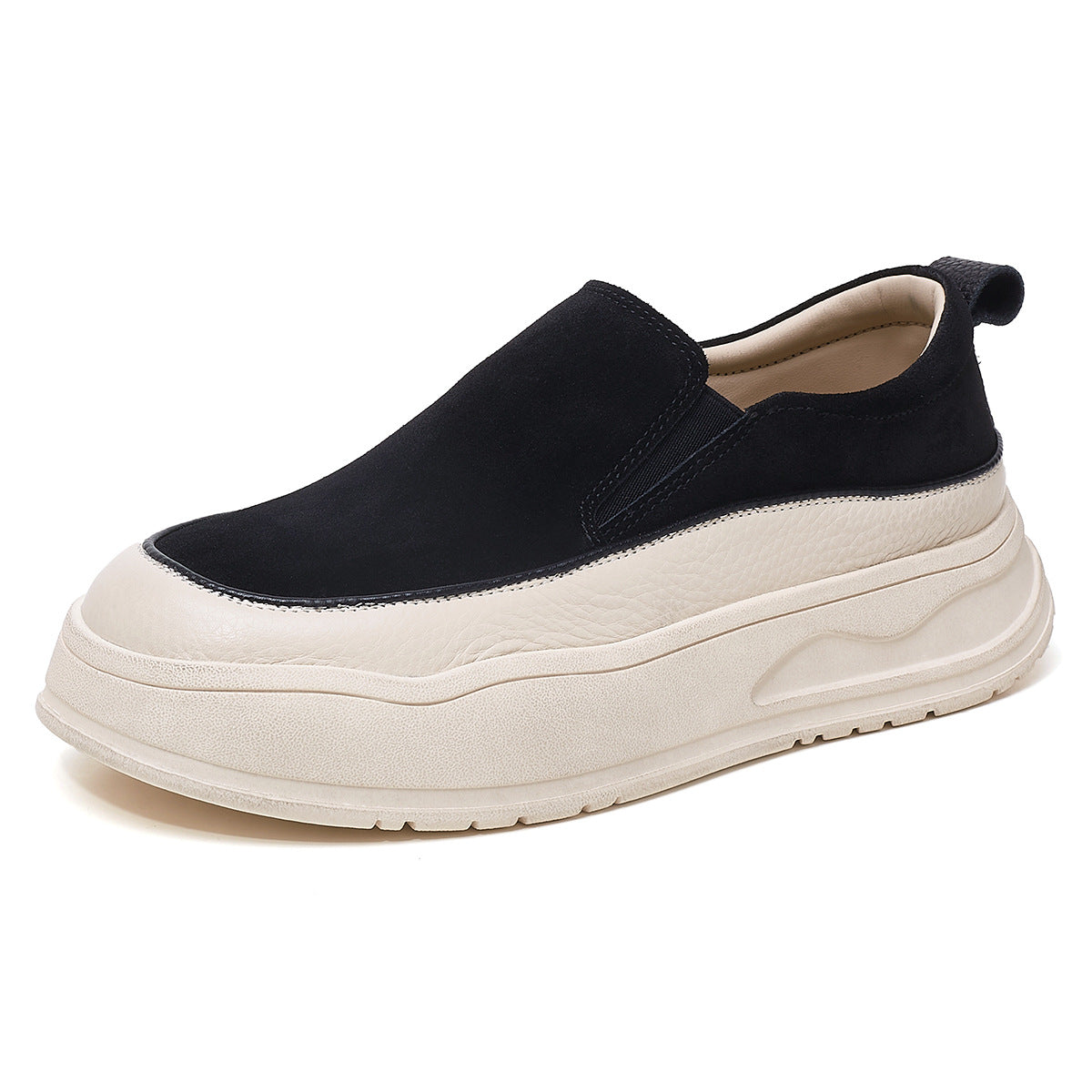 Women's Platform Round Toe Slip-on One Pedal Women's Casual Shoes