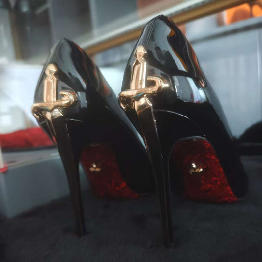 Women's Early Spring Genuine High Stiletto Sexy Cannon Men's Shoes