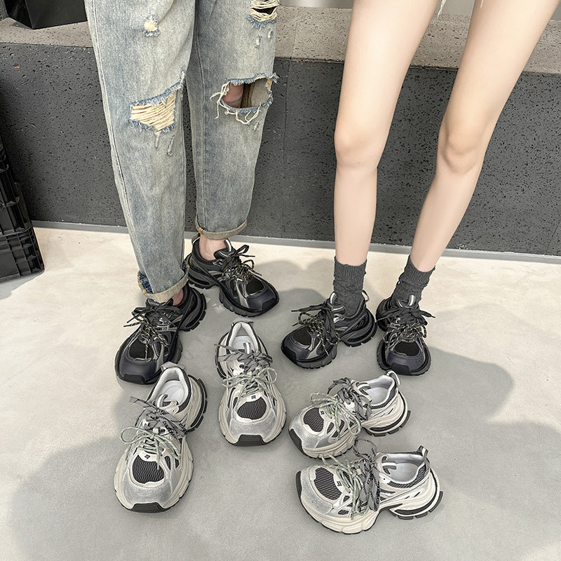 Women's & Men's Platform Dad Fashion Korean Running Women's Sports Shoes