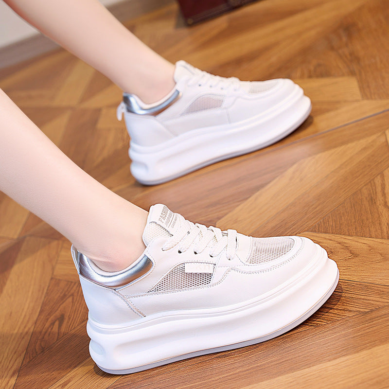 Women's Platform Height Increasing Insole Versatile Mesh Breathable Women's Shoes