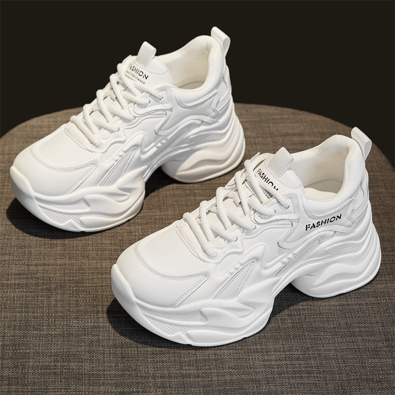 Women's Surface Clunky Summer Small Height Increasing Insole Women's Casual Shoes
