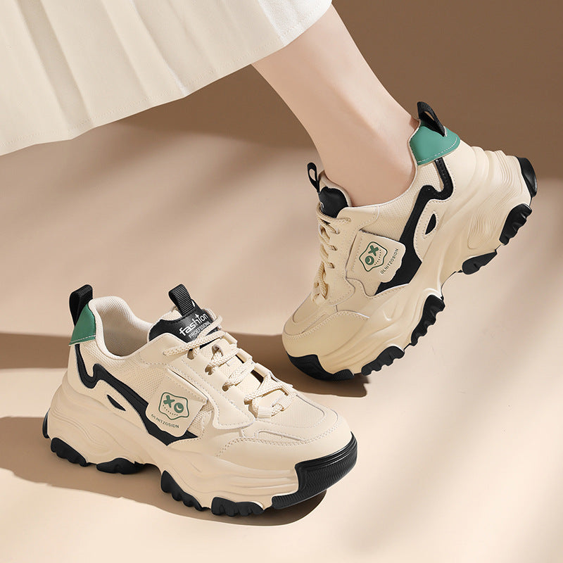 Women's Clearance Sports Thick-soled Dad Spring Travel Sneakers