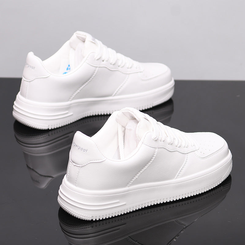 Men's Air Force White Summer Breathable Skateboard Casual Shoes