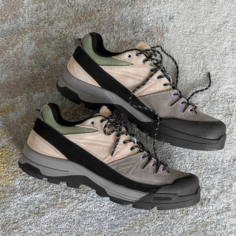 Outdoor Hiking Protective Grip Retro Thick-soled Sneakers