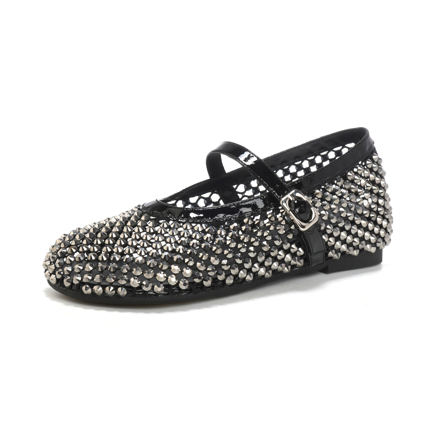 Women's Diamond Round Toe Flat Roman With Skirt Platform Sandals