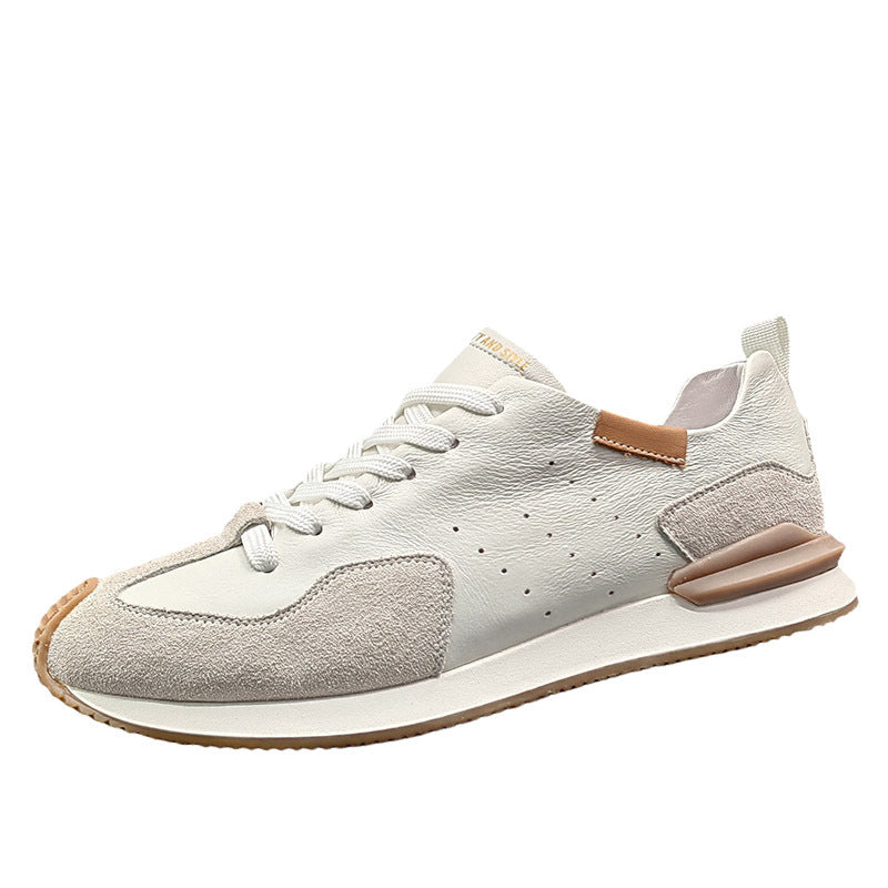 Graceful Men's Summer White Soft Sole Casual Shoes