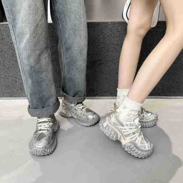 Women's Platform Dad Spring Couple Korean Style Women's Sports Shoes