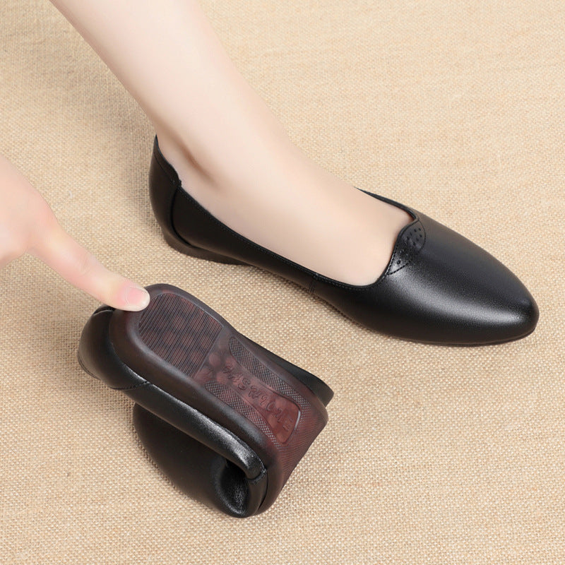 Women's Soft Bottom Surface Maternity Driving Plus Casual Shoes