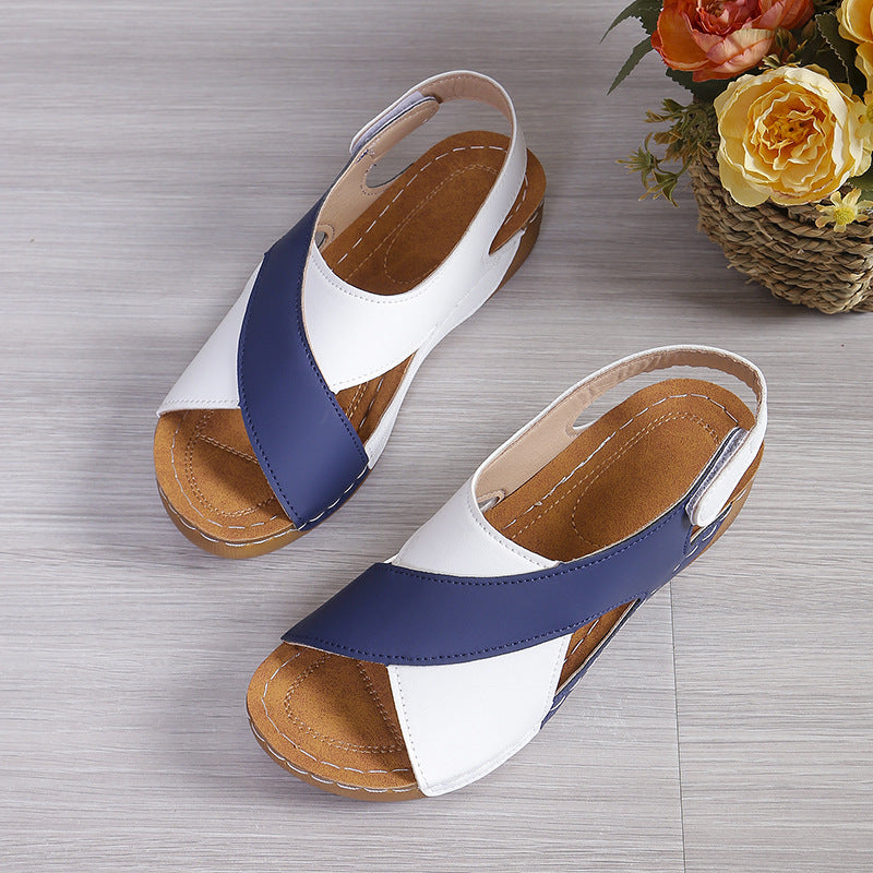 Women's Summer Platform With Skirt Open Toe Sandals