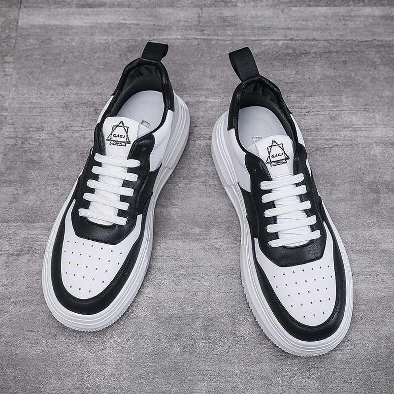 Men's Simple Air Force Niche Board Black Sneakers