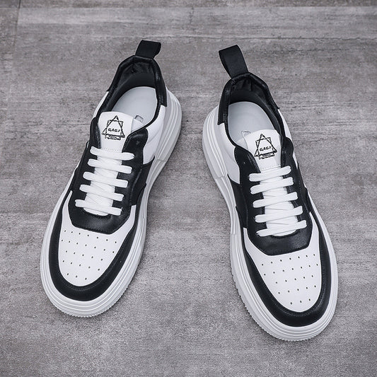 Men's Simple Air Force Niche Board Black Sneakers