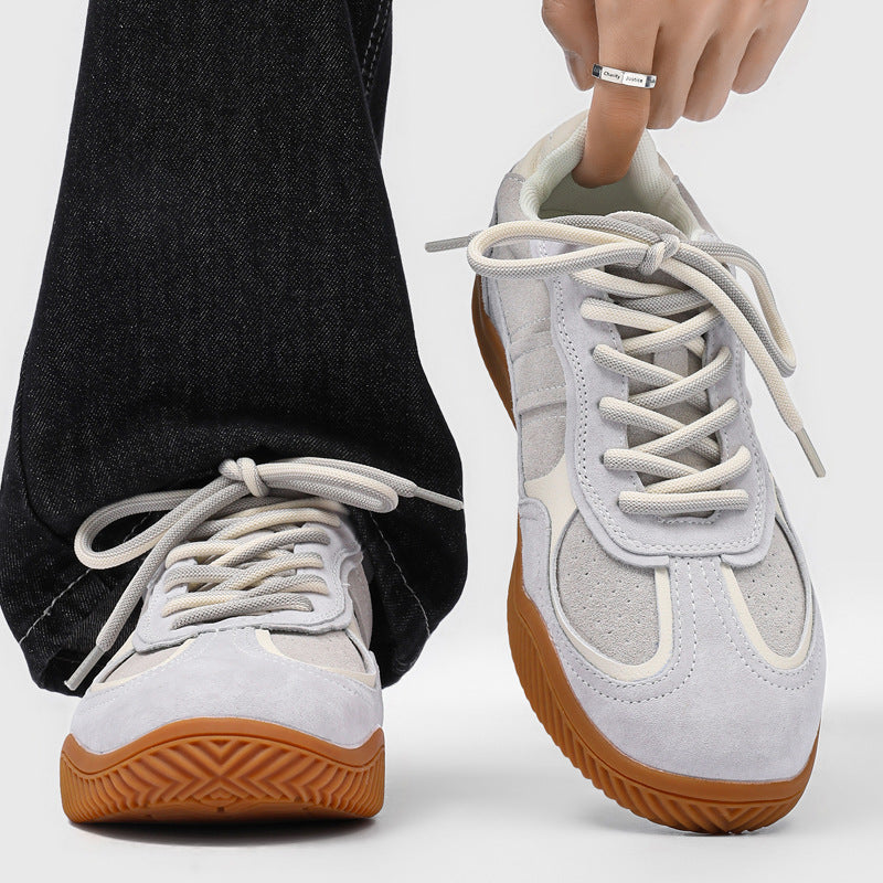 Men's Flat Suede British Style German Training Men's Board Shoes
