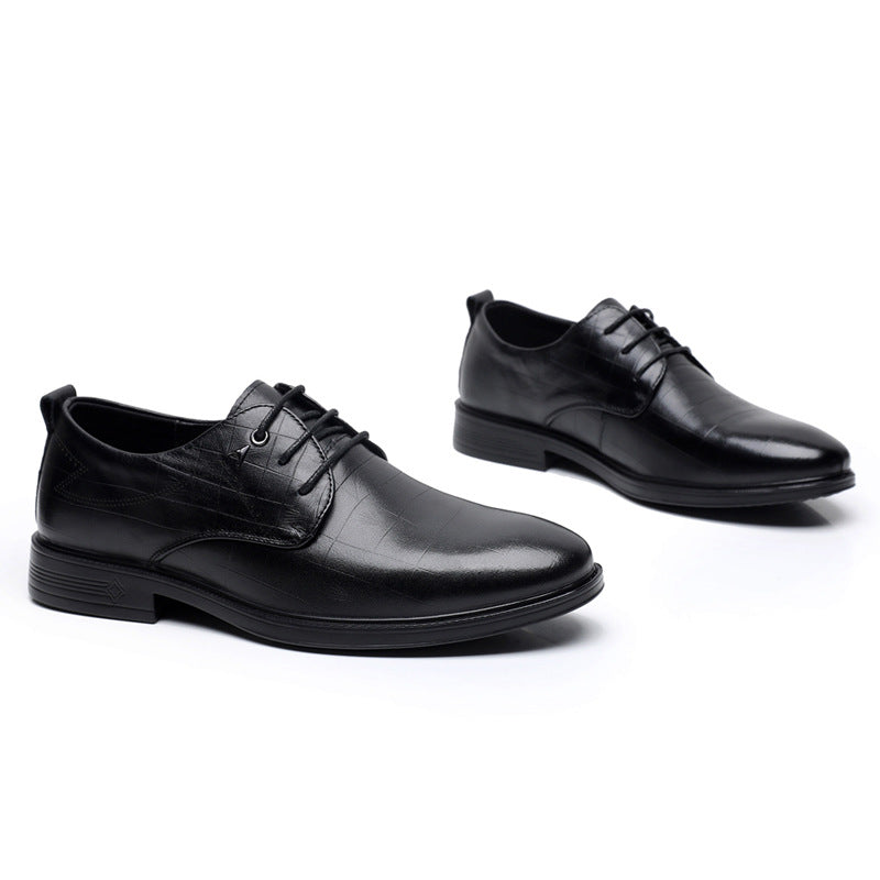 Men's Autumn Business First Layer Cowhide Formal Leather Shoes