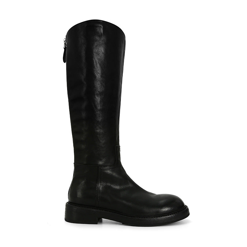 Women's Seconds Grape Mom Wall Street Folds After Zip Boots