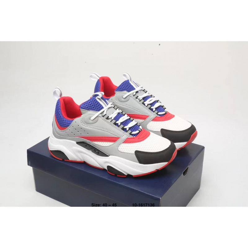 Women's & Men's Home Leisure Platform Fashion Retro Breathable Heightened Men's Sports Shoes