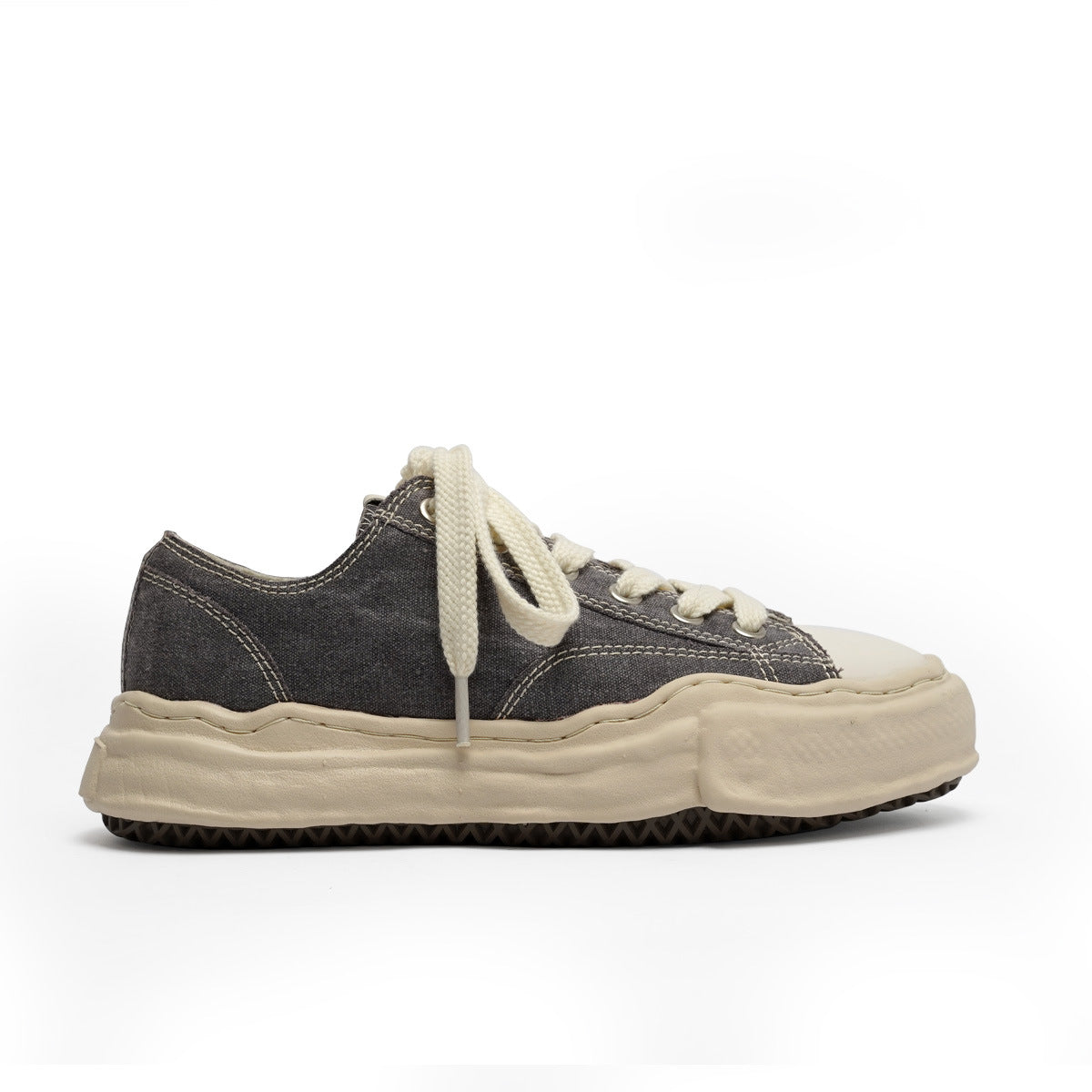 Women's & Men's Washed Dissoed Breathable Platform Height Increasing Canvas Shoes