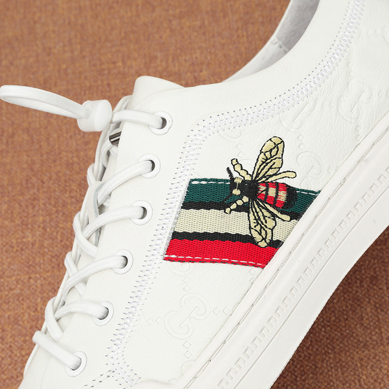 Men's Fashion Bee Electric Embroidery Board Online Closed Sneakers