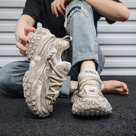 Men's Fashion Thick Bottom Height Increasing Breathable Sneakers