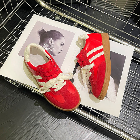 Women's Insole Genuine German Training Korean Style Red Board Women's Sports Shoes