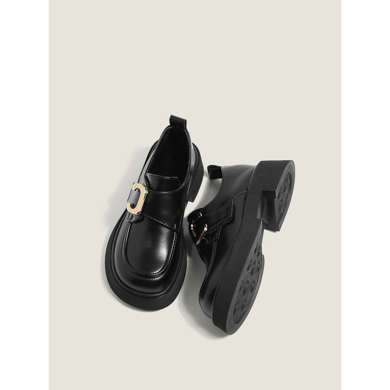Women's Versatile Small Autumn British Style Platform Women's Fashion Shoes