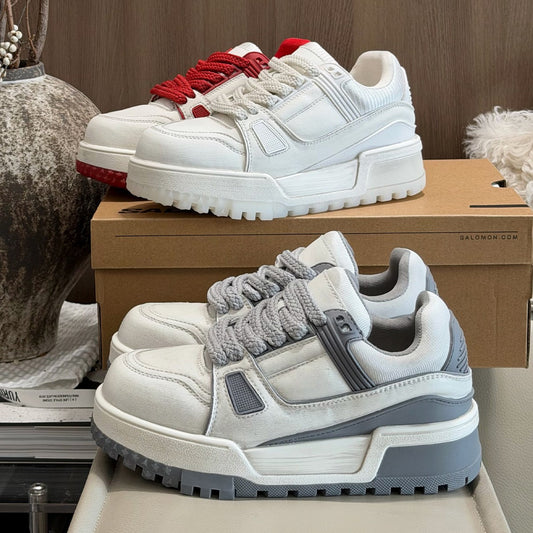 Women's Thick-soled Spring Versatile Height Increasing Comfortable Warm Leisure Board Women's Sports Shoes