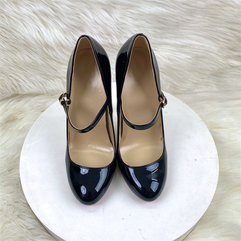 Round Toe Stilettos High Soft Comfortable Pumps Shallow Women's Fashion Shoes