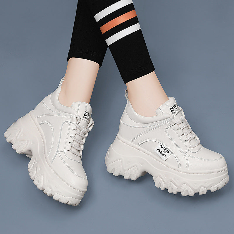 Women's Hidden Small Sports Full Black Daddy Heels