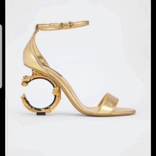 Women's One Strap Fairy Summer Wind Chunky Heels