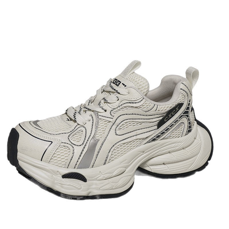 Women's Platform Dad Early Spring Height Increasing Women's Sports Shoes