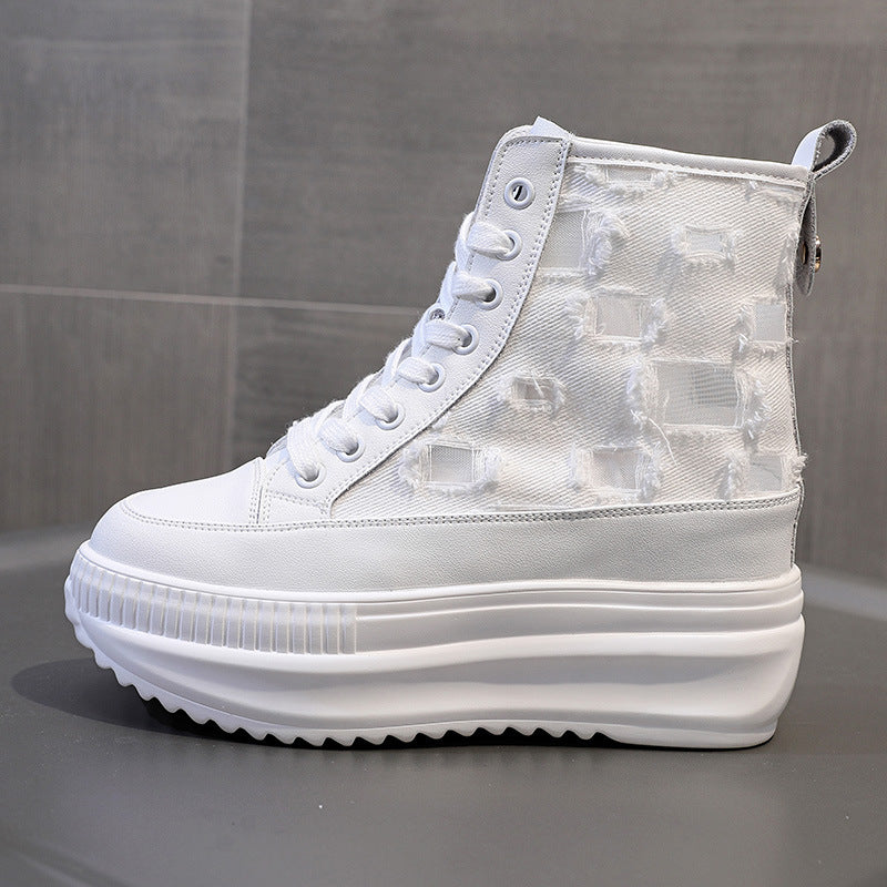 Women's Short Thin Dr. Martens Thick Bottom Casual Shoes