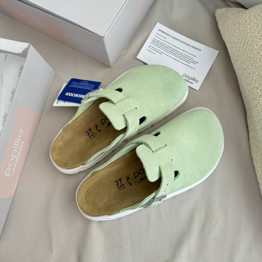 Women's Retro Platform Colorful Slip-on Lazy Pump Slippers
