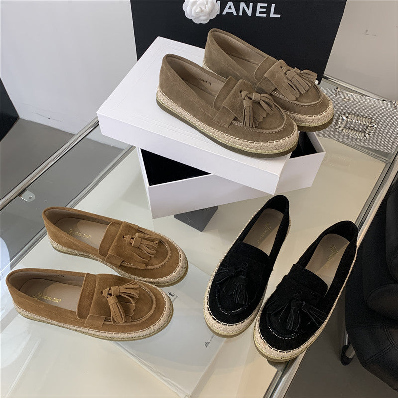 Women's Autumn Orders Without Tax Thick Soft Bottom Frosted Fisherman Women's Shoes