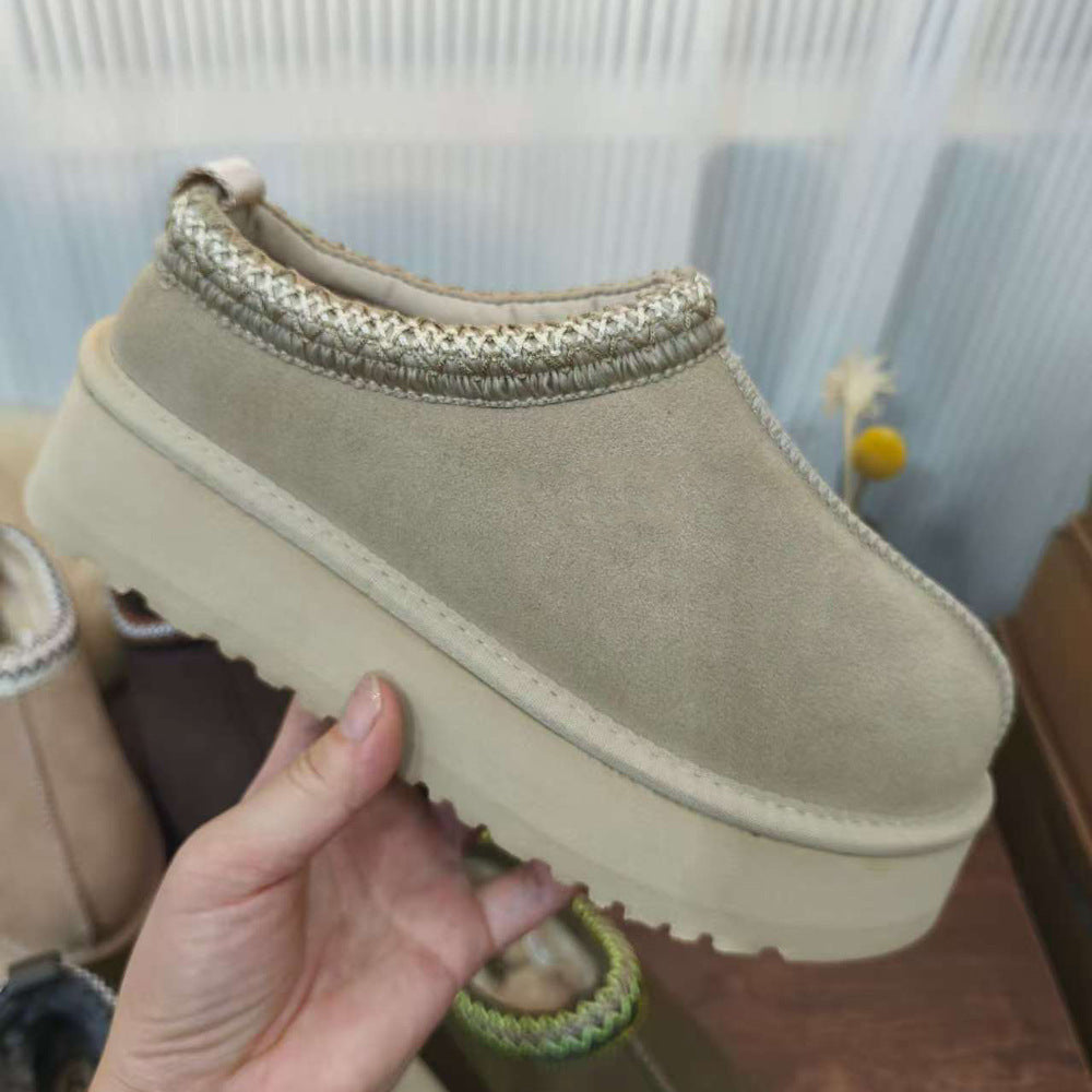 Women's Winter Thick Bottom Ethnic Style Thickened Warm Cotton Women's Snow Boots