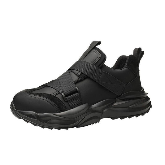Men's Toe Cap Comfortable Soft Bottom Increase Building Men's Canvas Shoes