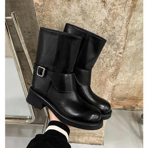 Smoke Pipe Desert Western Short Female Heels