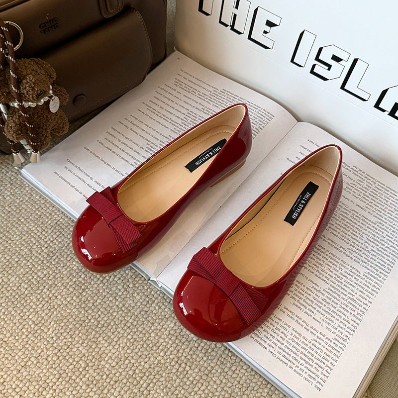 Women's Round Toe Sweet Grandma Mary Jane Women's Shoes