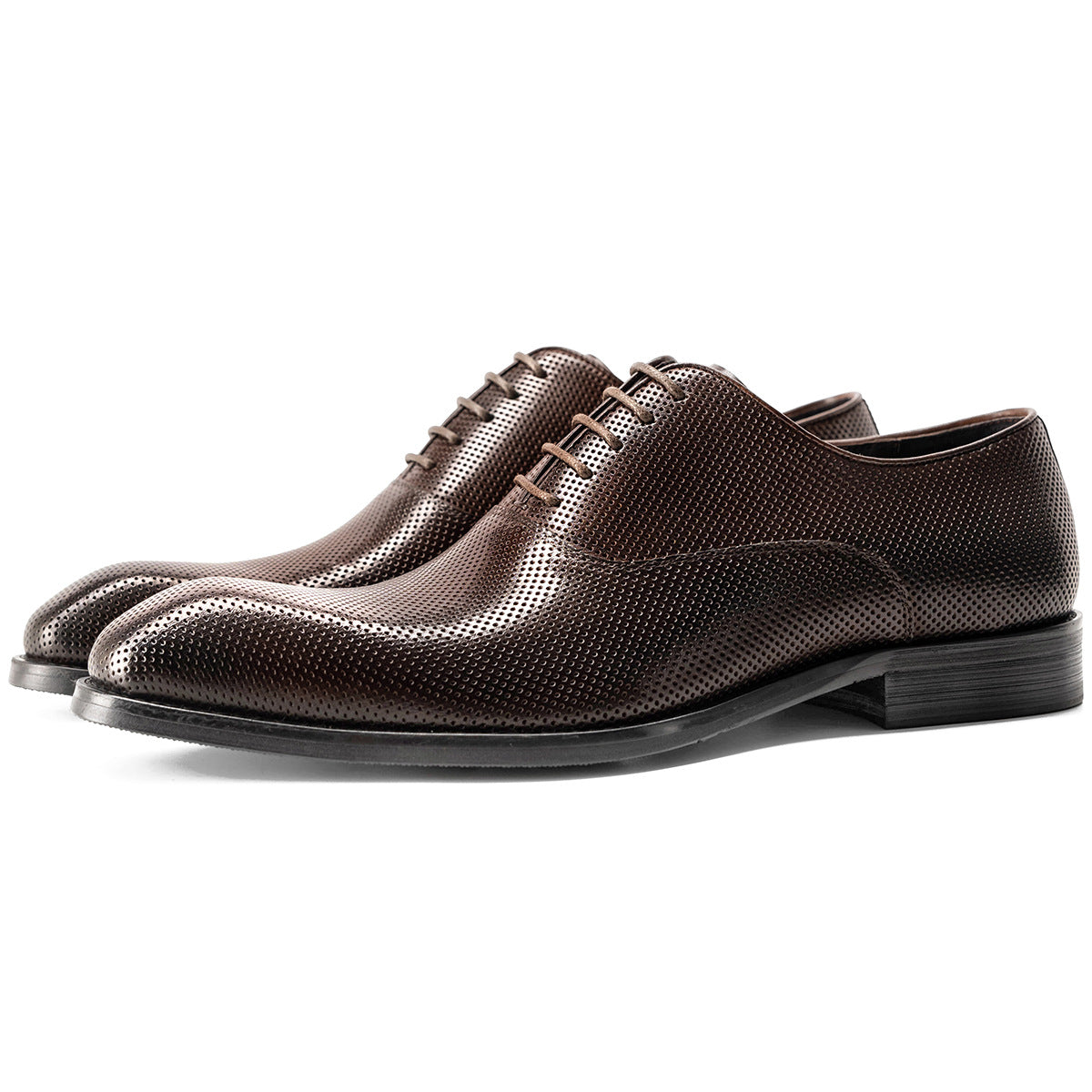 Men's Hole Business Formal Wear British Cowhide Hollow Men's Casual Leather Shoes