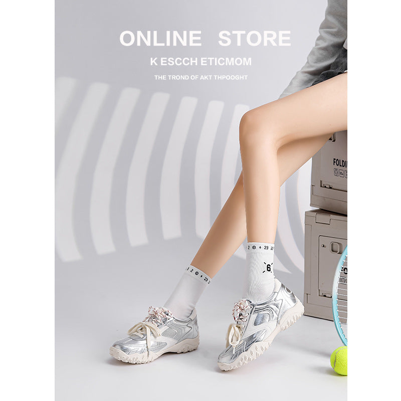 Women's German Training Genuine Platform Breathable Portable Pairs Of Shoelaces Height Women's Sports Shoes