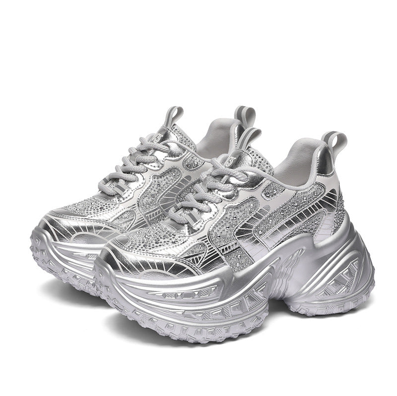 Women's For Light Luxury Super Thick Bottom Casual Shoes