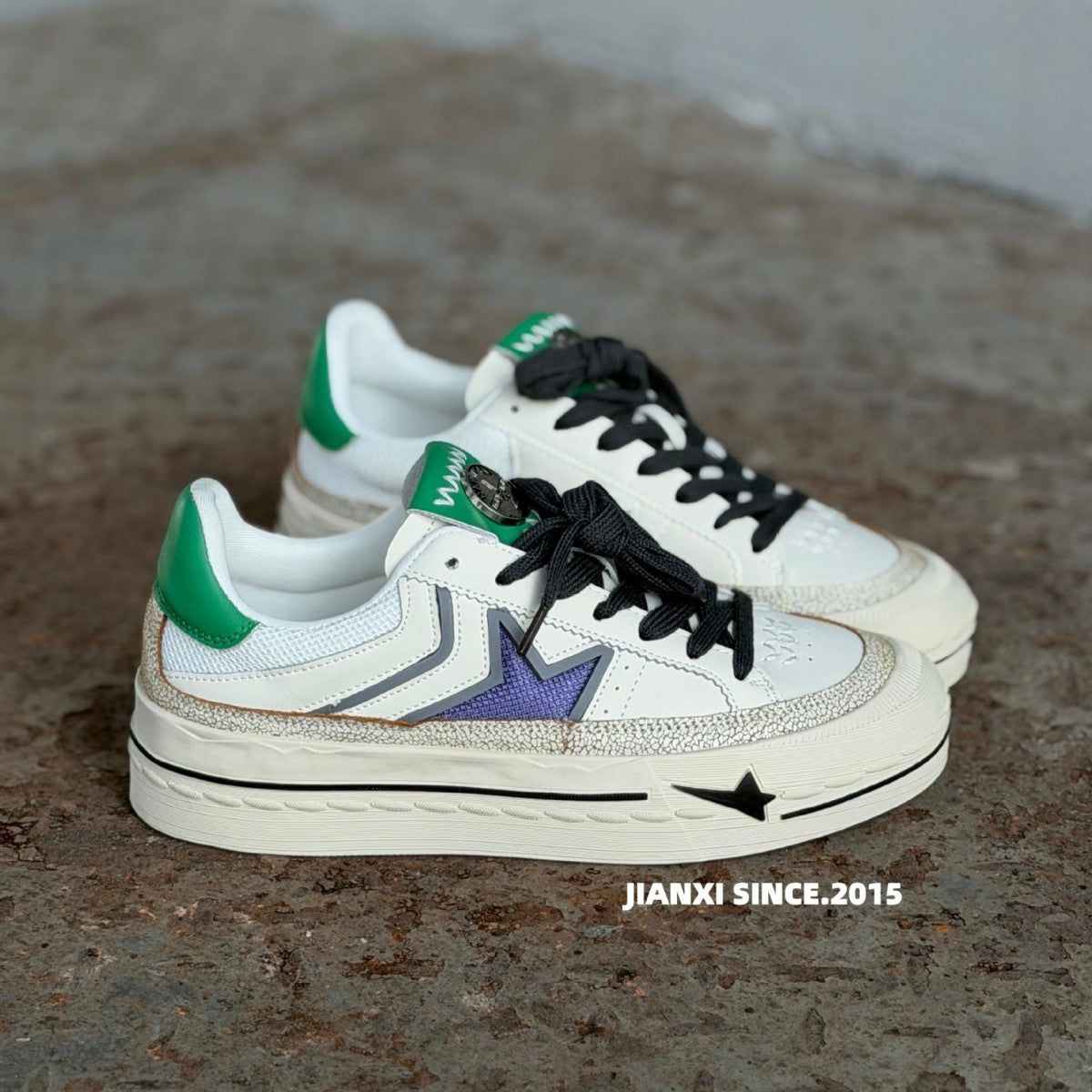 Women's Thick-soled Height Increasing Sports Spring White Casual Shoes