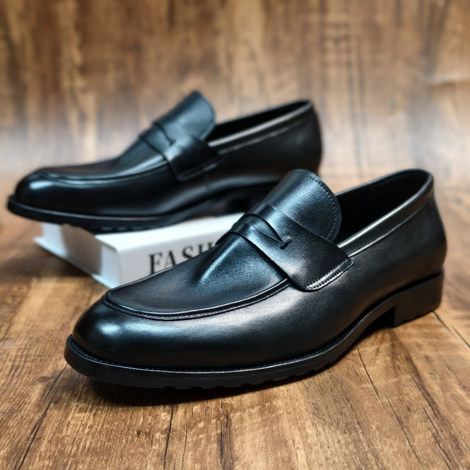 Men's Look Slip On Versatile Business Gentleman Comfortable Loafers/doug Shoes