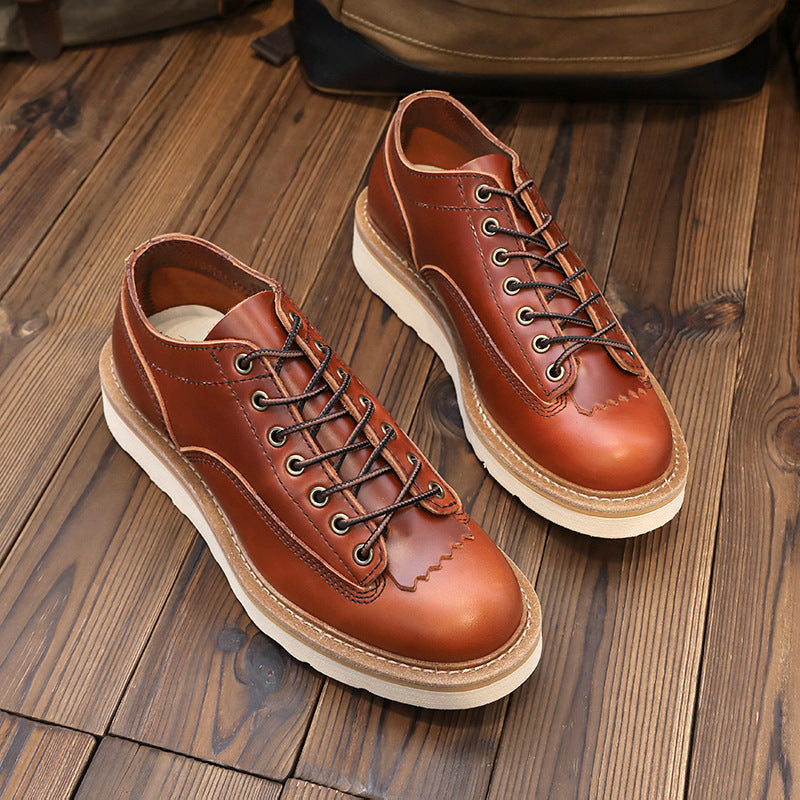 Men's Spring British Wild Stylish Korean Low-cut Boots